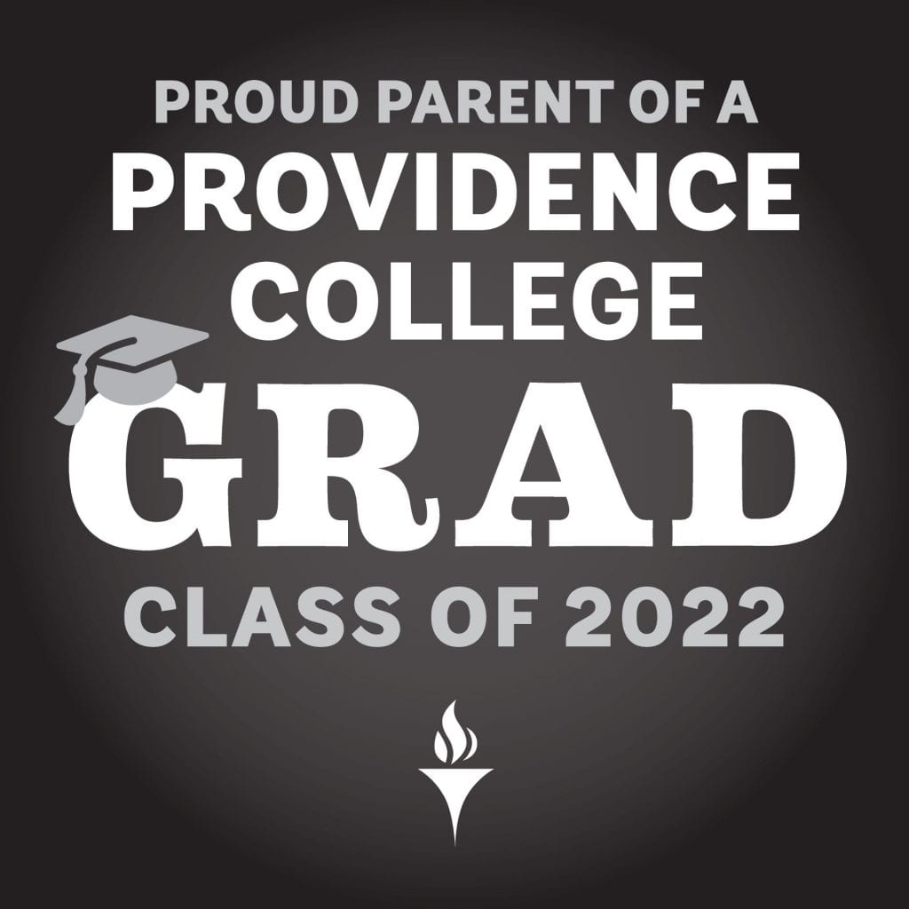 proud parent of a providence college grad - class of 2022 - social media graphic