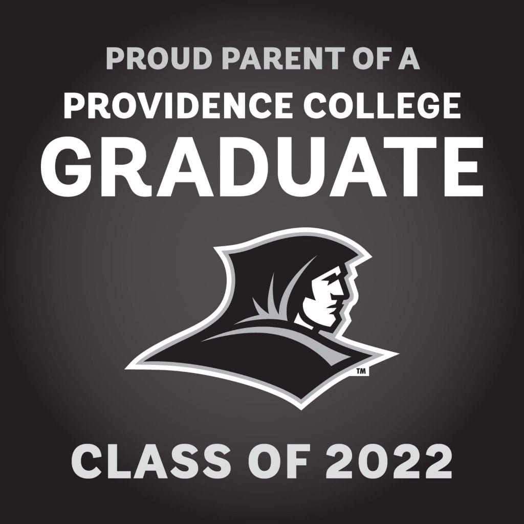 proud parent of a providence college graduate - class of 2022 - social media graphic