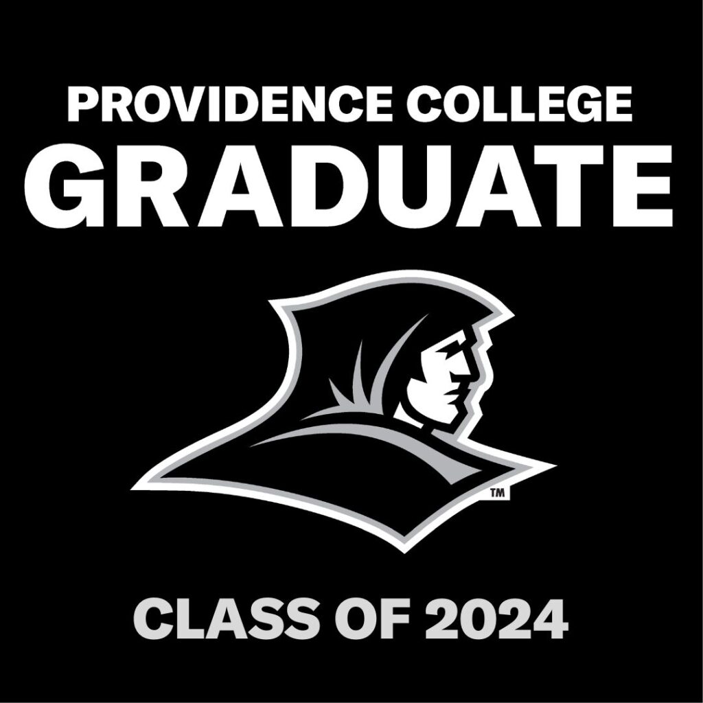 Providence College Graduate Class of 2024 (friar head logo in the middle)
