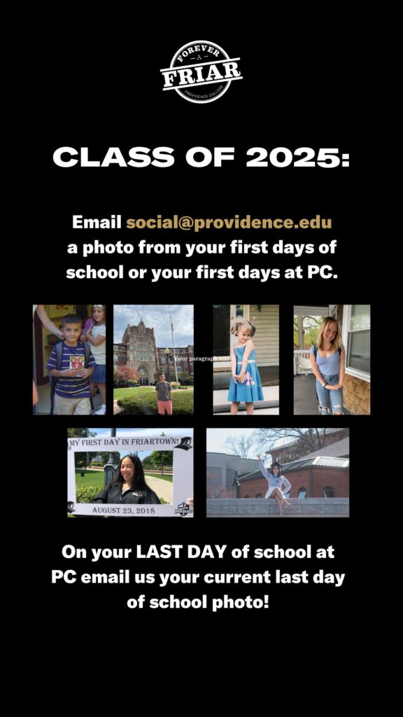 firs day last day social post example
